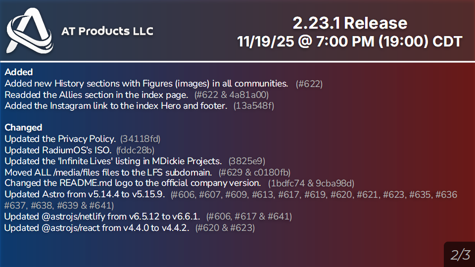 2.23.1 Release Slide 2